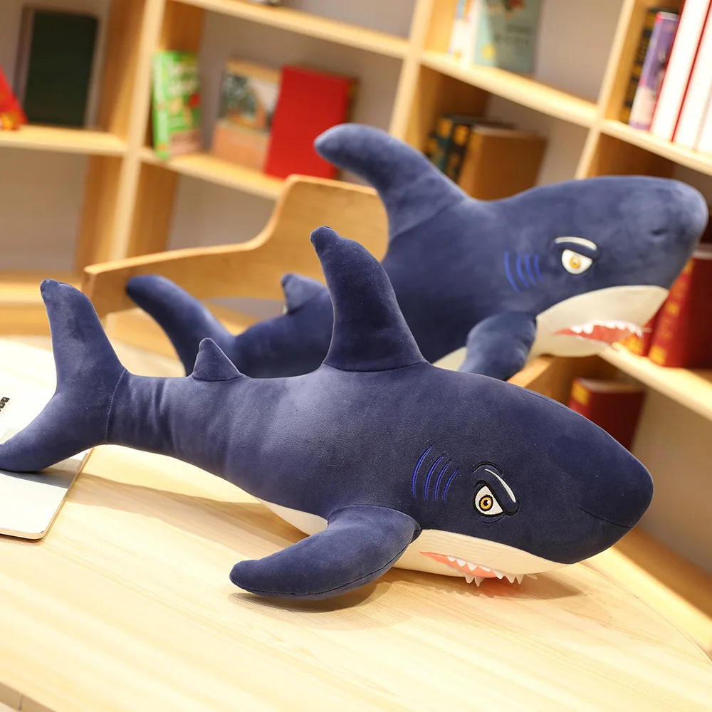 

1 pcs New Fashion Personality Plush Toy Filled Shark Pillow Shark Soft Comfortable Doll Sleeping Pillow Decoration Gift
