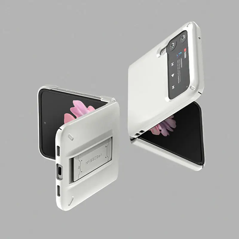 

Высококачественный чехол с подставкой для Samsung Galaxy Z Flip 3, чехол для Galaxy Z Flip3 5G, чехол F7110