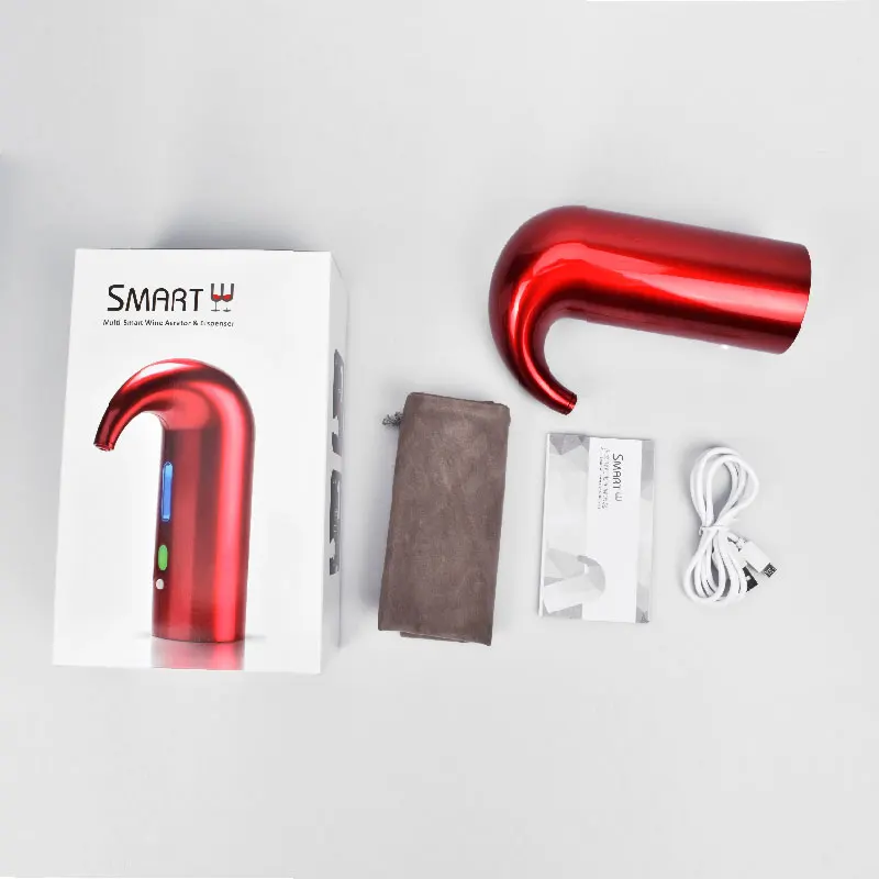 

Electric Wine Pourer Automatic Wine Aerator Portable USB Rechargeable Wine Decanter Dispenser Pump Kitchen Gadgets Barware