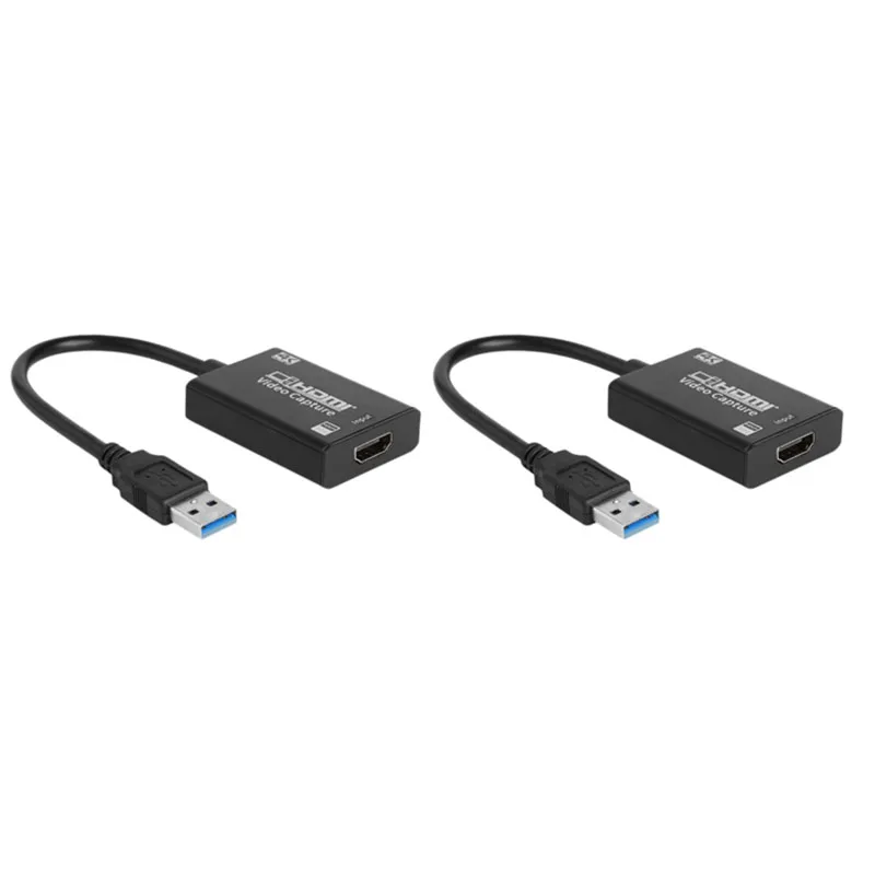 

2 предмета в комплекте карта видеозахвата 1080P 4K HDMI к USB 3,0 игра Карта захвата Grabber HD Камера Запись прямые трансляции