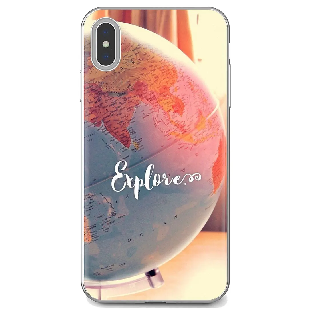 Дорожная карта мира для Huawei Y6 Y5 2019 Xiaomi Redmi Note 4 5 6 7 8 Pro Mi A1 A2 A3 6X 5X 7A роскошный