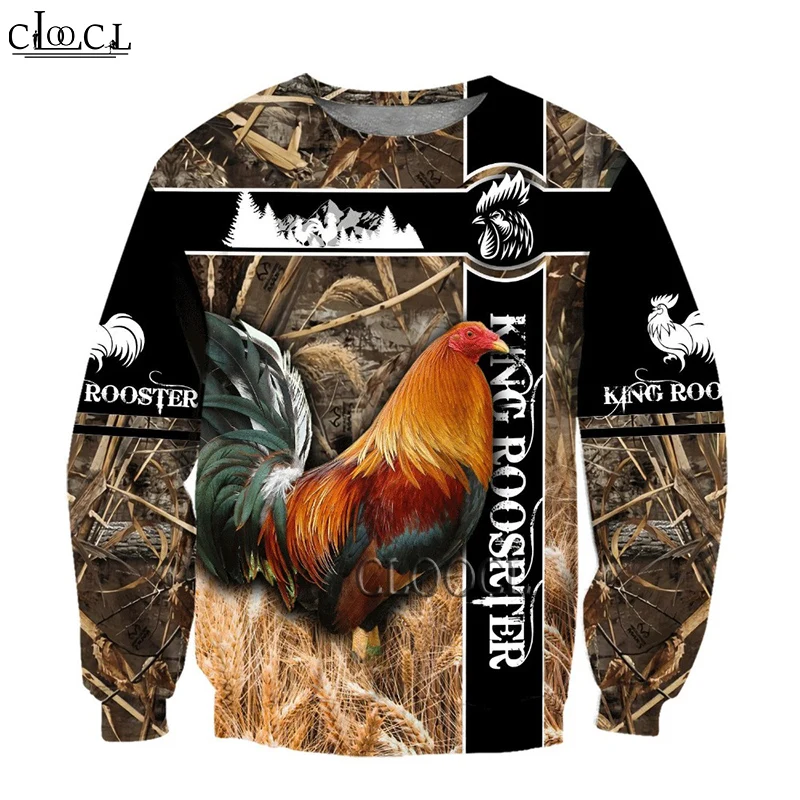 

HX Beautiful King Rooster 3D All Over Printed Unisex Hoodie Men Sweatshirt Zip Pullover Casual Jacket Tracksuit Drop Shipping