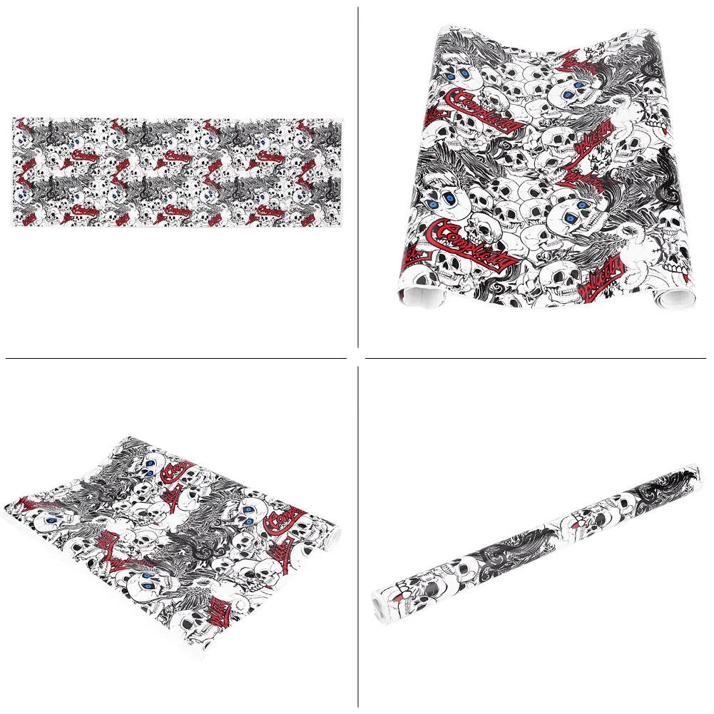 Car waterproof Cartoon Skull Graffiti Bomb Sticker Wrap Sheet Roll Decals Film for car motorcycle notebook cell phone 50 * 150cm |