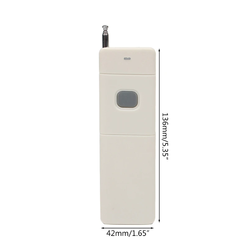 3000m Long Distance Range High Power 1/2/4/6/8/12CH RF Wireless Remote Control Transmitter 433 MHz Relay Switch light images - 6