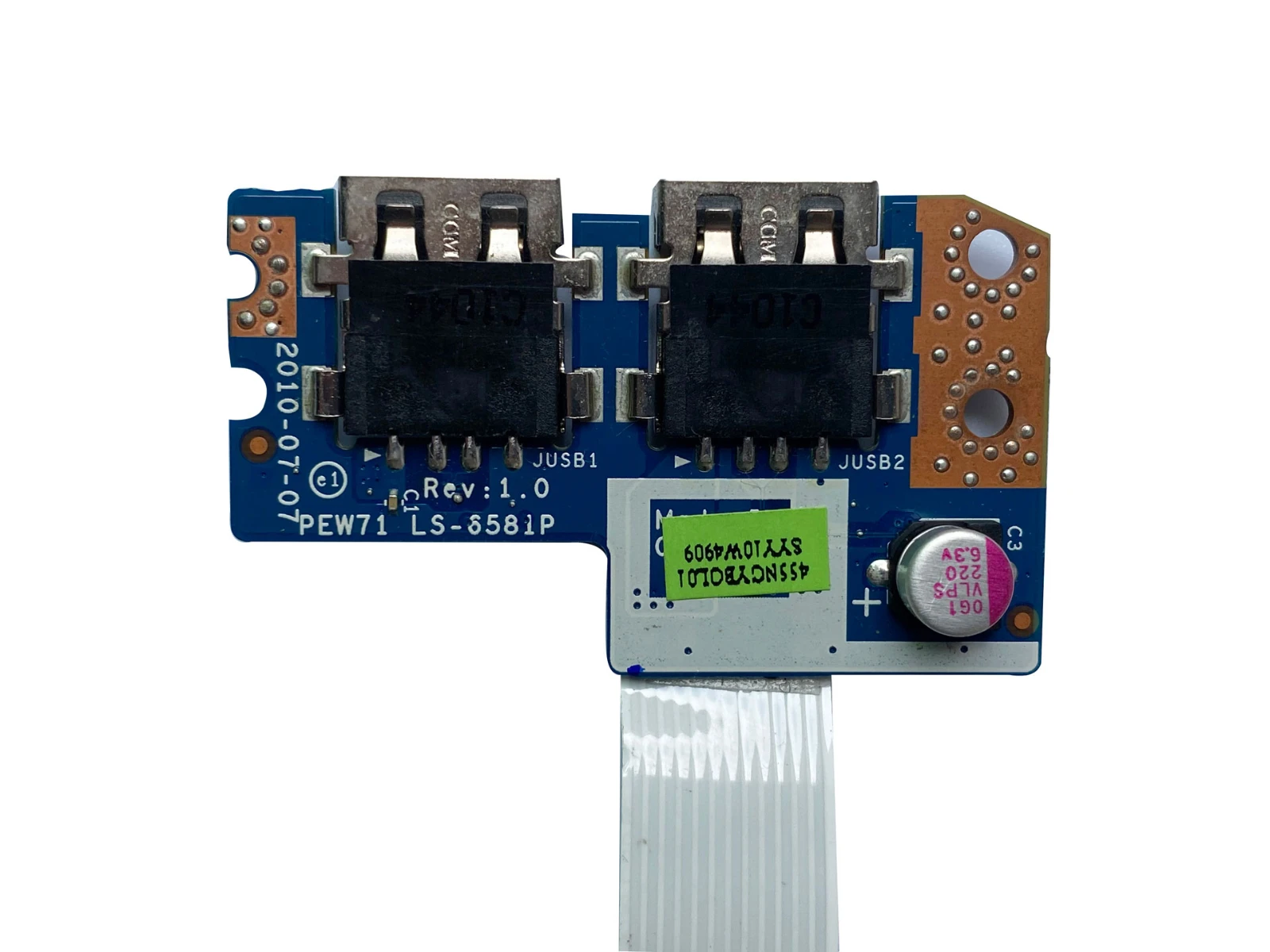 PEW71 LS 6581P для ноутбука ACER ASPIRE 5742 5552 5736Z 5733 5335 5336 5253 5250 ноутбук плата USB с кабелем 100%