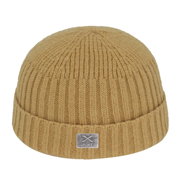 yellow Skullies Beanies, зимняя мужская вязаная шапка, женские зимние шапки для мужчин, зимняя шапка Miki Docker с черепом, шапка Gorras Bonnet, Мужская Шапка-бини - Цвет: yellow