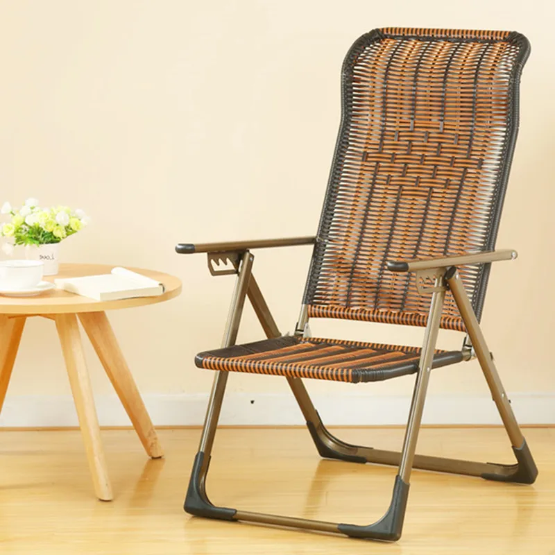 Открытый ротанговый кресло складной стул балкон Сиеста три раза плетеное для