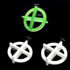 100 шт. съемные крестовые разделители для плитки, выравнивающие зажимы, 1,5 мм, керамический зазор, локатор для выравнивания пола, стены