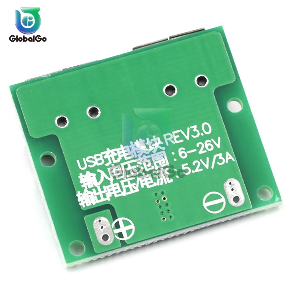 DC В DC 6-24V 12 V/24 V до 5,2 V 3A двойной 2 модуль зарядного устройства USB DC понижающий преобразователь 12v 5v модуль питания Регулятор зарядки автомобиля