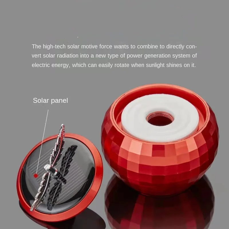 

Car Apple Model Solar Rotating Perfume Car Interior Decorations and Home Decoration Gifts