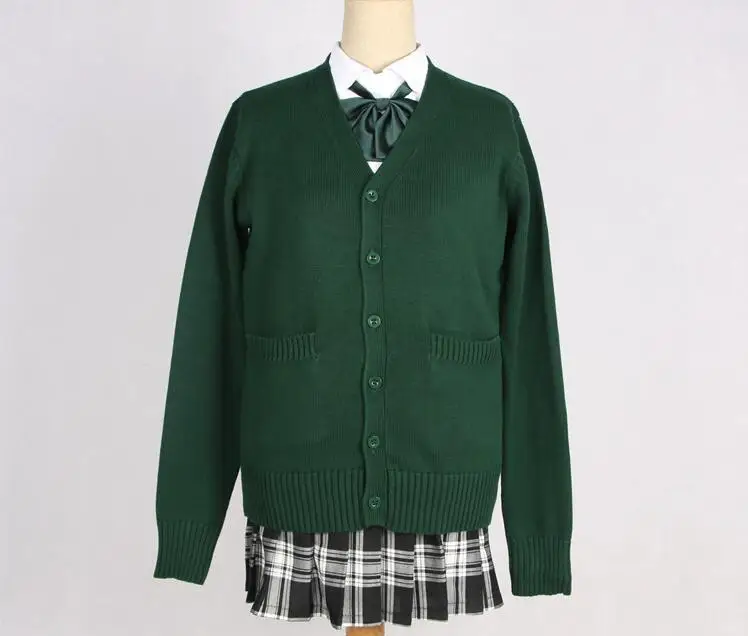 Толстый весенний Косплей 2020 школьная форма свитер для девочек женская вязаная