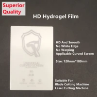50pcs superior quality hd hydrogel film for mobile phone screen protector scratch proof self recovery blade cutting machine tpu