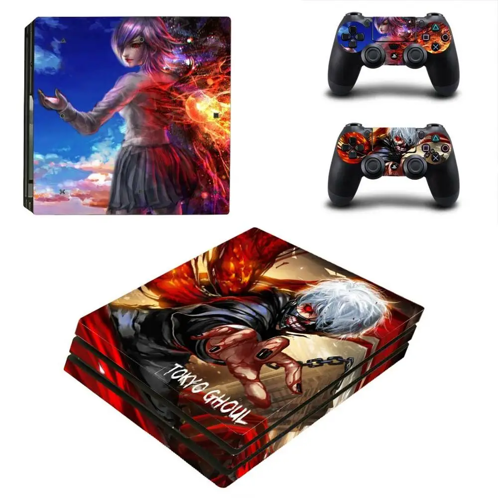 Одежда с надписью Tokyo Ghoul PS4 Pro Стикеры Play station 4 кожи наклейки для Игровые приставки