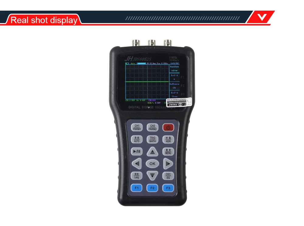 Портативный цифровой осциллограф портативный осциллограф Jinhan JDS6031 1CH 30 м JDS6052S 2CH 50 м 200MSa/S 5 языков