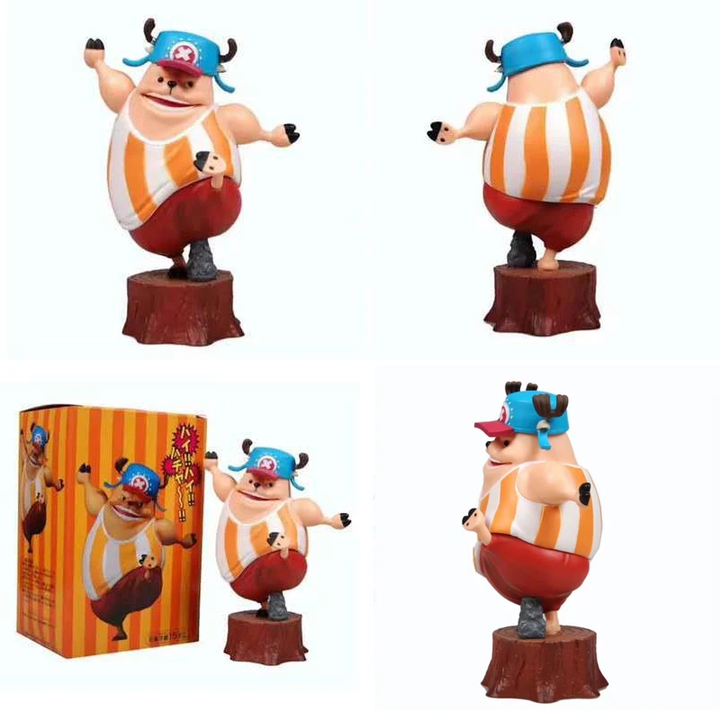 

17cm One Piece Tony Tony Chopper Anime Action Figure Strengthen Chopper Kung Fu Kick PVC Collection Model Dolls Toys for Gifts