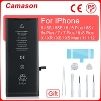 camason lithium battery for iphone 5 se 6 6s 5s 7 8 plus x xr xs max high capacity replacement batteries for iphone6
