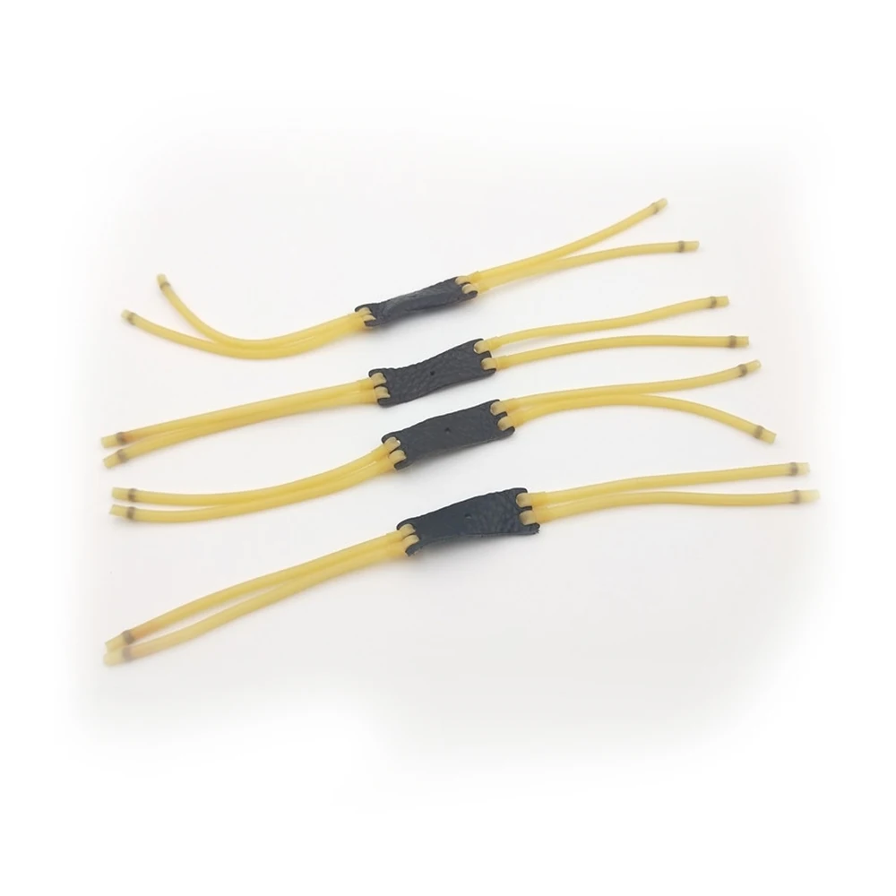 Рогатка замена кольца из белого золота с тяжелой тянуть натуральный ремешок