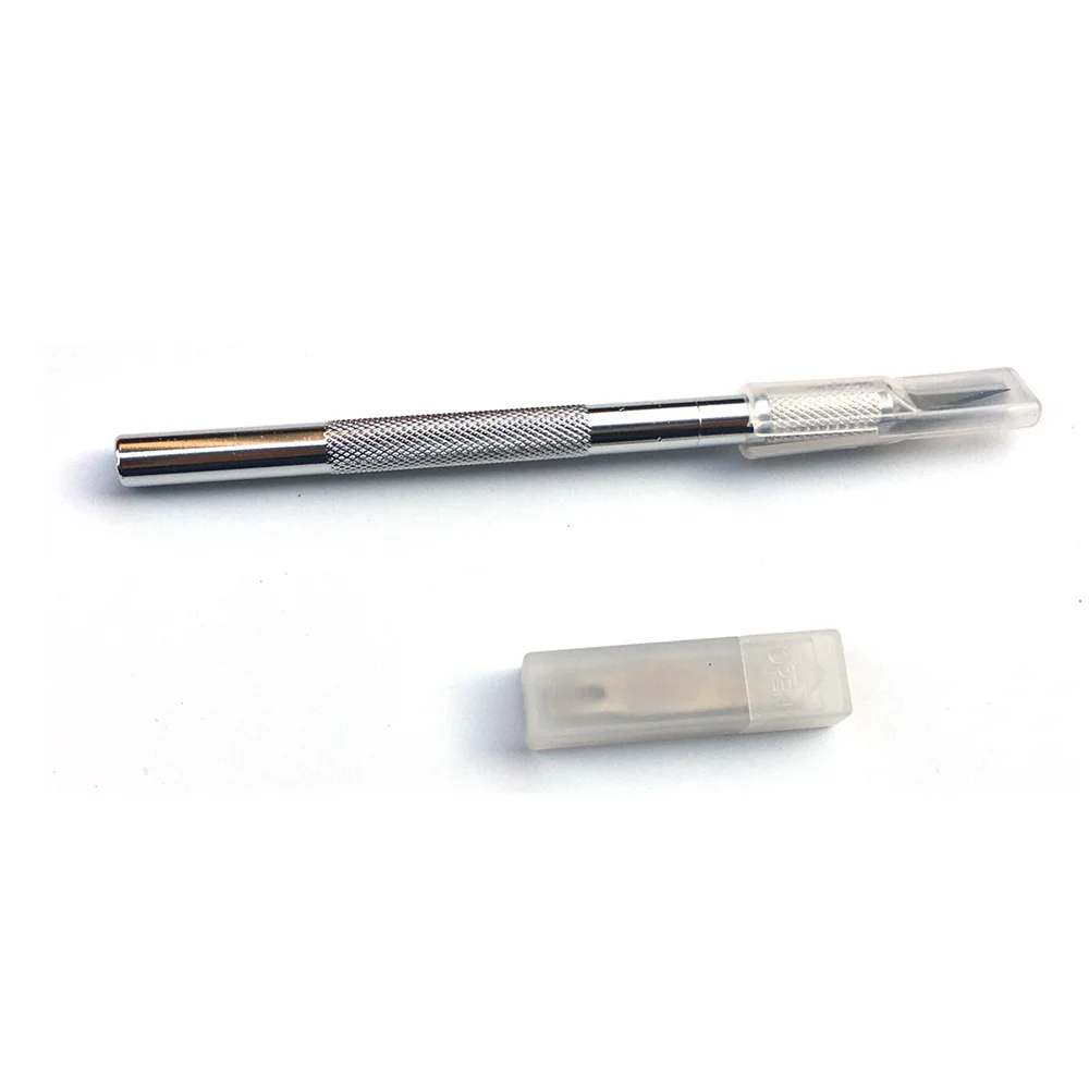 Ручка сделай сам нож для резьбы + 5 шт. дополнительных лезвий виниловый