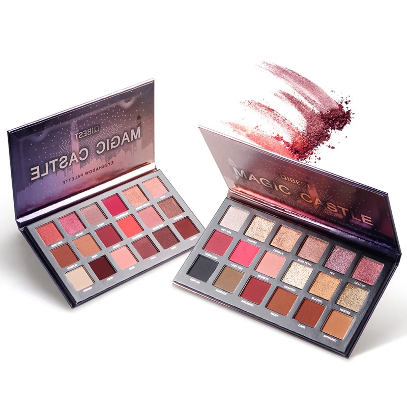 

Cosmetics set 18 Color Pearlescent Matte Shimmer Eyeshadow Palette Women Pigment Easy to Wear Long-lasting