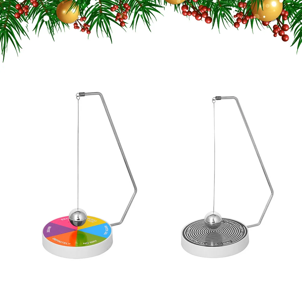 

Magnetic Decision Maker Magnetic Swing Pendulum Decision Game Gift Office Desk Decoration for Student Random Pattern