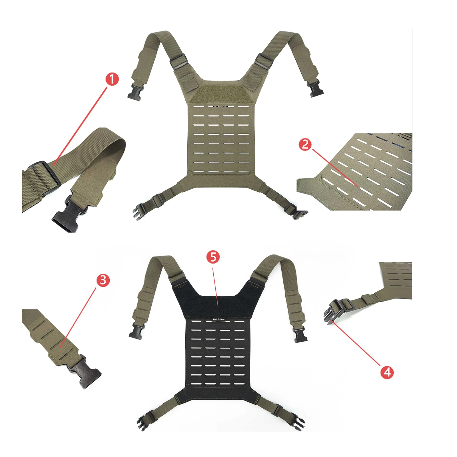 Универсальная тактическая задняя панель DMGear D3 SS MK-BK |