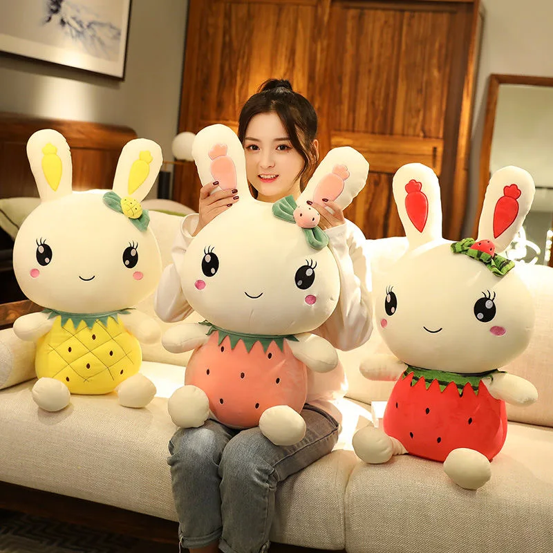 Плюшевый кролик 45 120 см милая мягкая мультяшная кукла животное набивное для детей