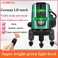 cupbtna ultra bright high precision 235 line touch green light laser level for indoor and outdoor decoration and construction