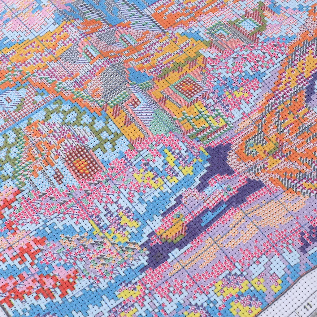 54x33 см фермы сцена DIY штампованные крестиком наборы вышивка набор Рукоделие