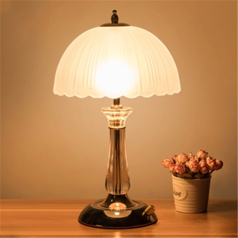 

Modern Simple Desk Light Bedroom Bedside Lamp Creative Fashion Warm Study Dimming Desk Light Free Shipping