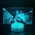 3D неоновая настольная лампа для футбола мультфильма Вакабаяси гензо вратарь акриловый ночник светодиодный капитан Tsubasa футбольные фанаты отличный подарок