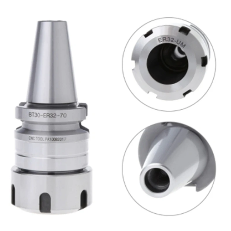 

1Pc BT30 ER32-70L CNC Milling Collet Chuck Holder Toolholder CNC Lathe for CNC Engraving Machine Milling Lathe Tool Workholding