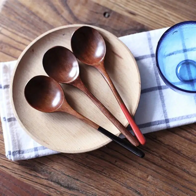Искусственная деревянная посуда инструмент для супа чайная ложка кейтеринга |
