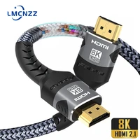 HDMI Cable 48Gbps 6 6FT 2M 10FT 3M  Highwings Ultra High Speed HDMI Braided Cord-4K 120Hz 8K 60Hz  DTS X  HDCP 2 2 2 3