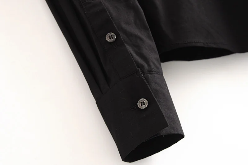 

long sleeve women white shirt blouse button up turn down collar work office lady shirt summer autumn black shirt blouse
