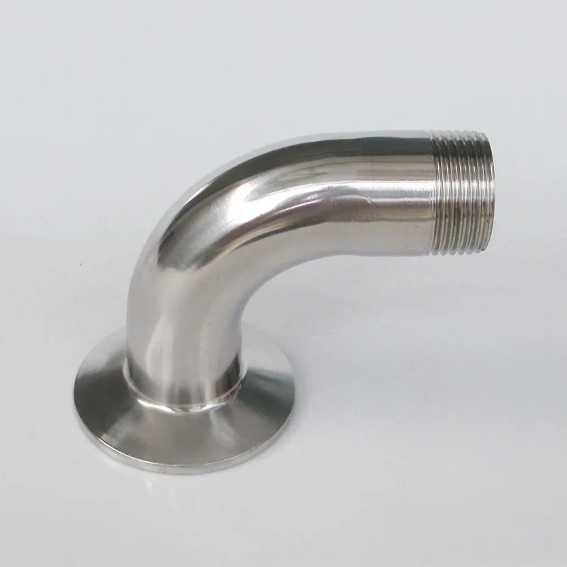 1,5 ''Tri Clamp x 3/4'' BSP с наружной резьбой фитинг 90 градусов локоть