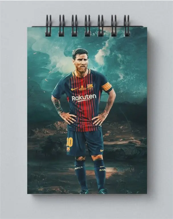 Блокнот Лионель Месси № 1| |