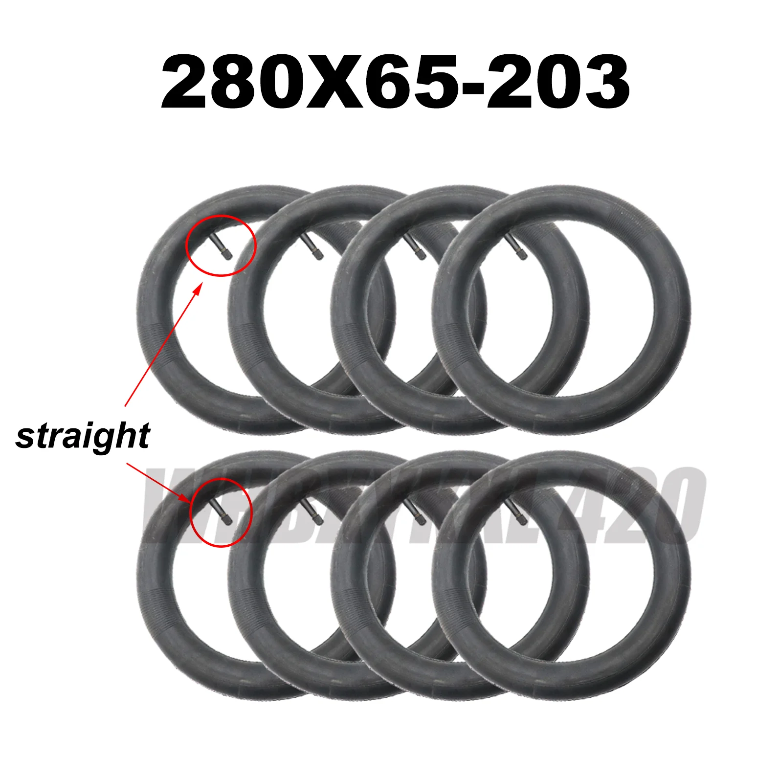 

280 * 65-203 Inner Tube for Children's Tricycle Baby Trolley Pneumatic Inner Tire sooter Accessories 280x65-203