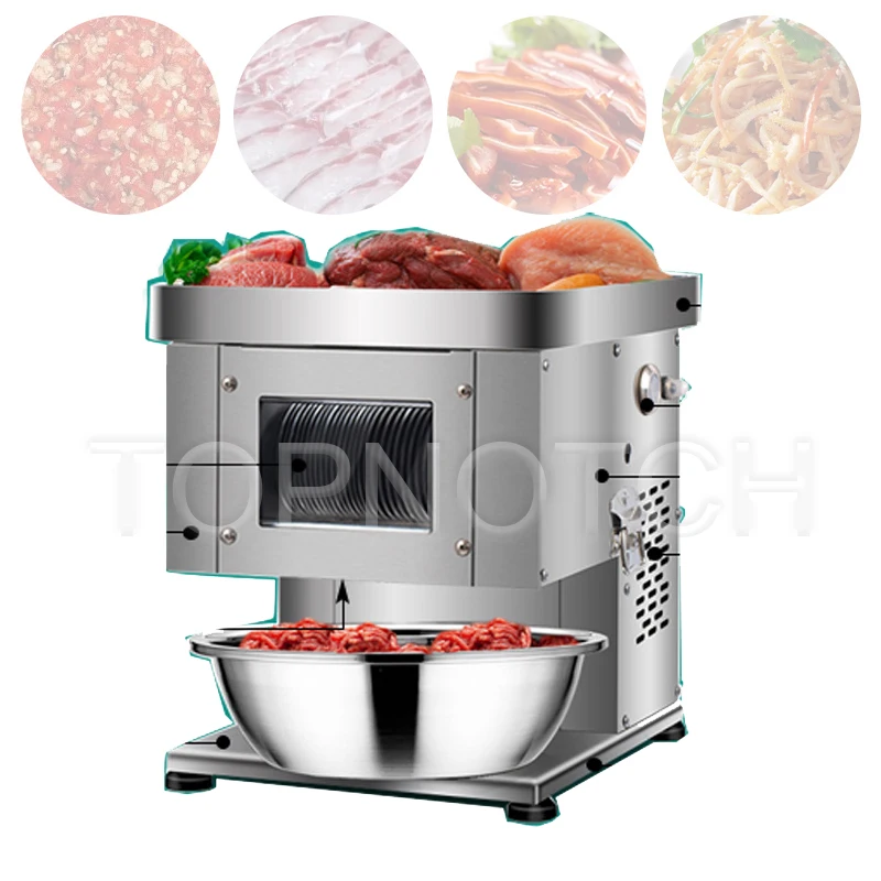 

Коммерческий резак для мяса, машина для измельчения куриц и измельчения, электрическая многофункциональная машина для измельчения свинины