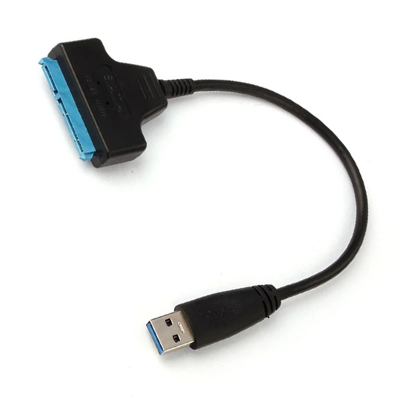 Конвертер USB кабель для передачи данных 3 0 порт Sata III SSD / HDD 2 5 дюйма черный/антрацит