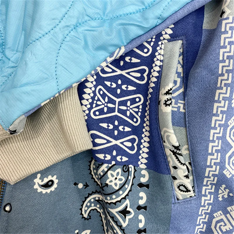 

New golf Paisley KAPITAL CRIPS BLOODS Cashew Hoodies Hoody hooded Sweatshirts velvet Cotton Drake Thicken Fleece #016