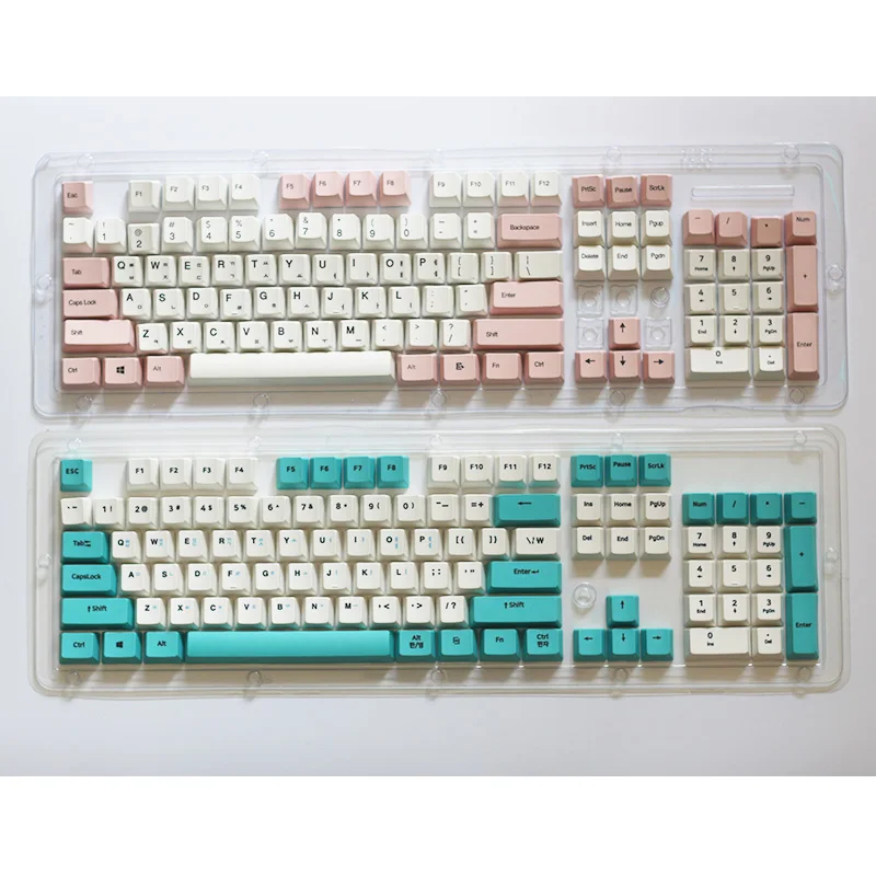 PBT сублимационные корейские колпачки для ключей с подсветкой 104 клавиш Cherry Mx переключатели колпачки для ключей съемник для механической клавиатуры