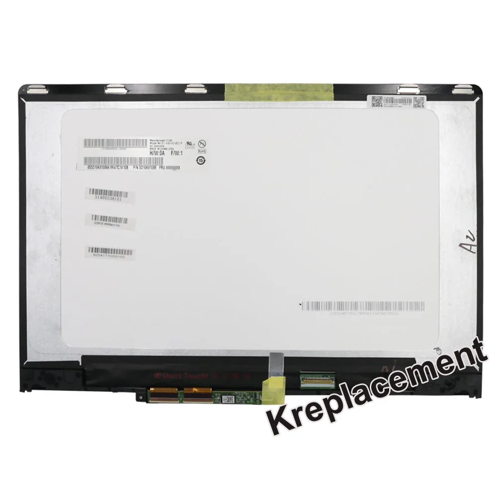 ЖК-экран FHD 14 дюймов + сенсорный дигитайзер рамка в сборе для Lenovo Yoga 710-14IKB 80V4002HGE |