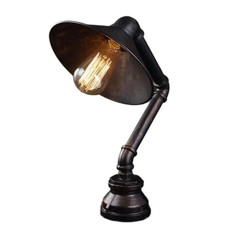 Простая лампа в стиле ретро декоративная винтажная классическая настольная