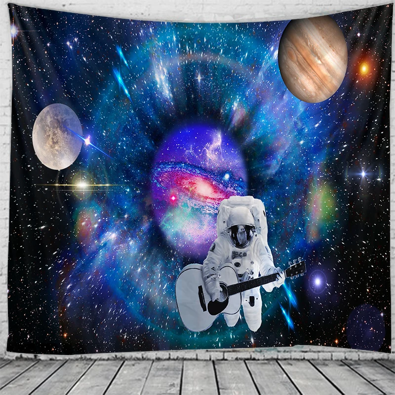 

Astronaut tapestry Indian Mandala Hippie Macrame Tapestry Wall Hanging Boho decor Psychedelic Witchcraft Tapestry