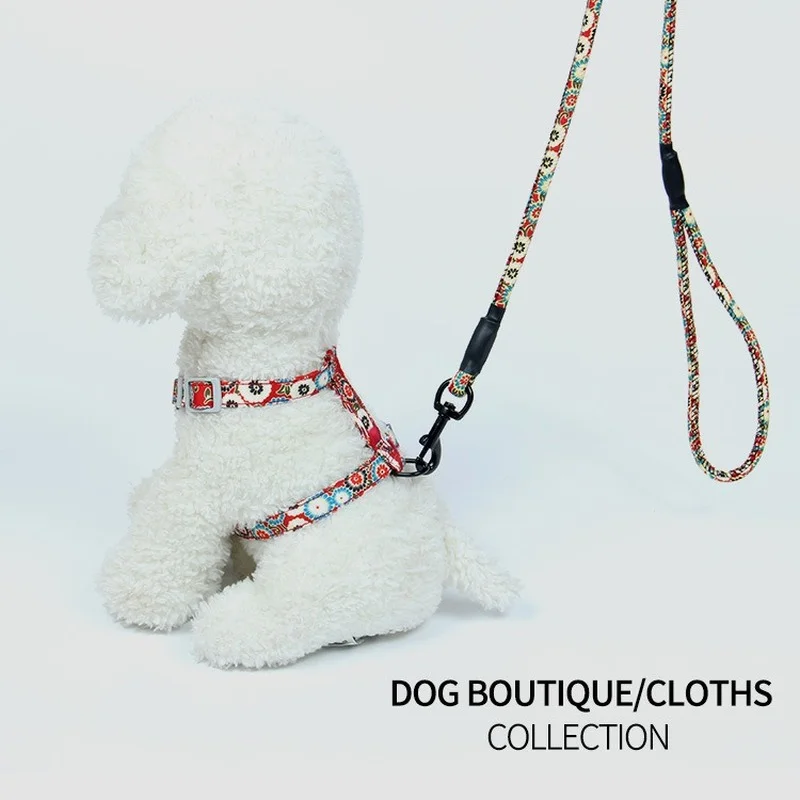 

Pet Traction Rope Cat I-shaped Chest Harness Adjustable Cat Chain Cat Traction Rope Anti-escape Rope Cat Supplies Collars