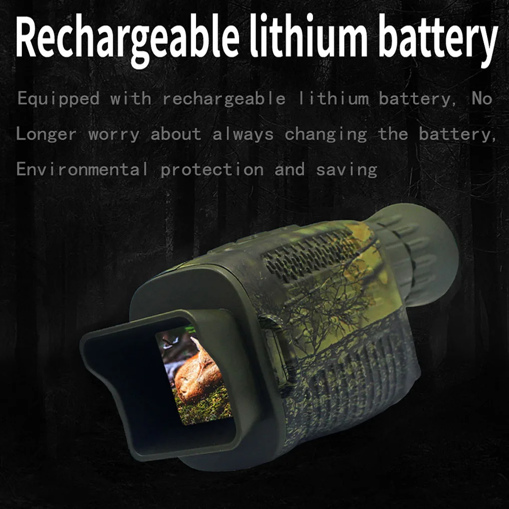 Monocular Infrared Night Vision Device HD Camera Outdoor Day and Digital Telescope For Hunting Tactical Accessories NV1000 | Электроника