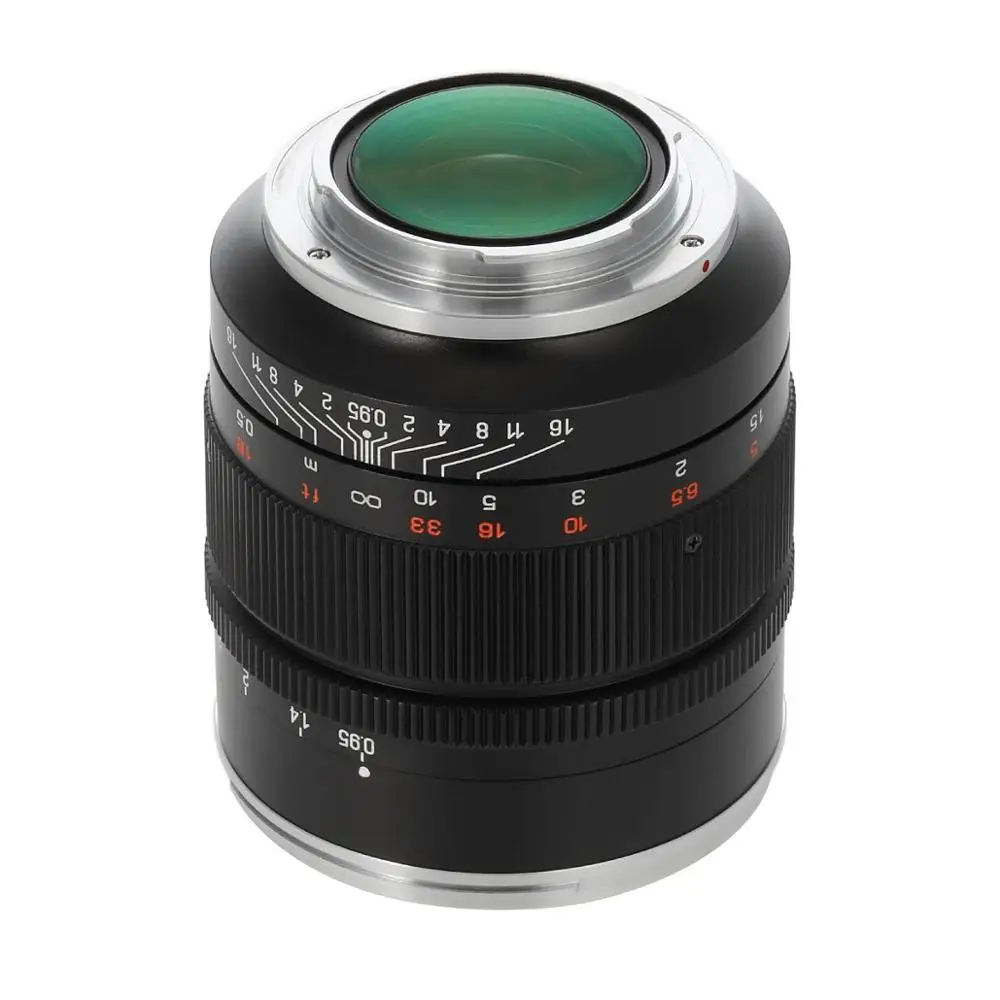 ZHONGYI 50 мм F0.95 F/0 95 III MF ручная фокусировка Mitakon Speedmaster объектив камеры полная Рамка