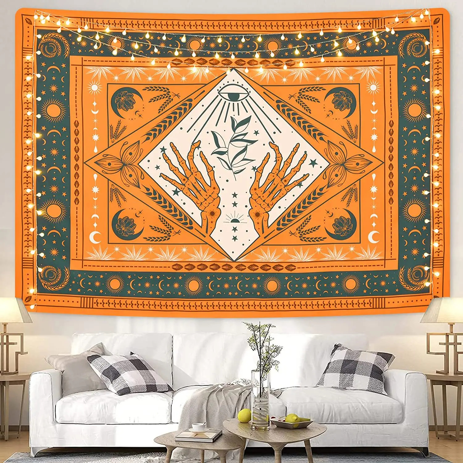 Tapestry House Decoration Tapestry Wall Hanging Bohemian Curtains Gothic Home Decor Dorm Room Essentials Tapiz De Pared images - 6