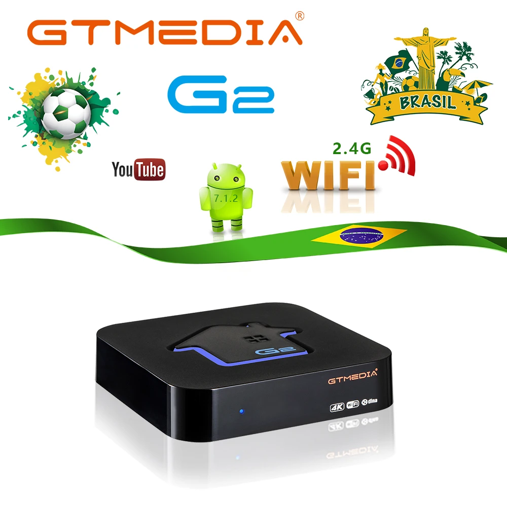 IP tv box GTMEDIA G2 android tv box H.265 wifi из Бразилии Франция 6000+ Live 1500 vod для взрослых xxx smart ip tv подписка коробка