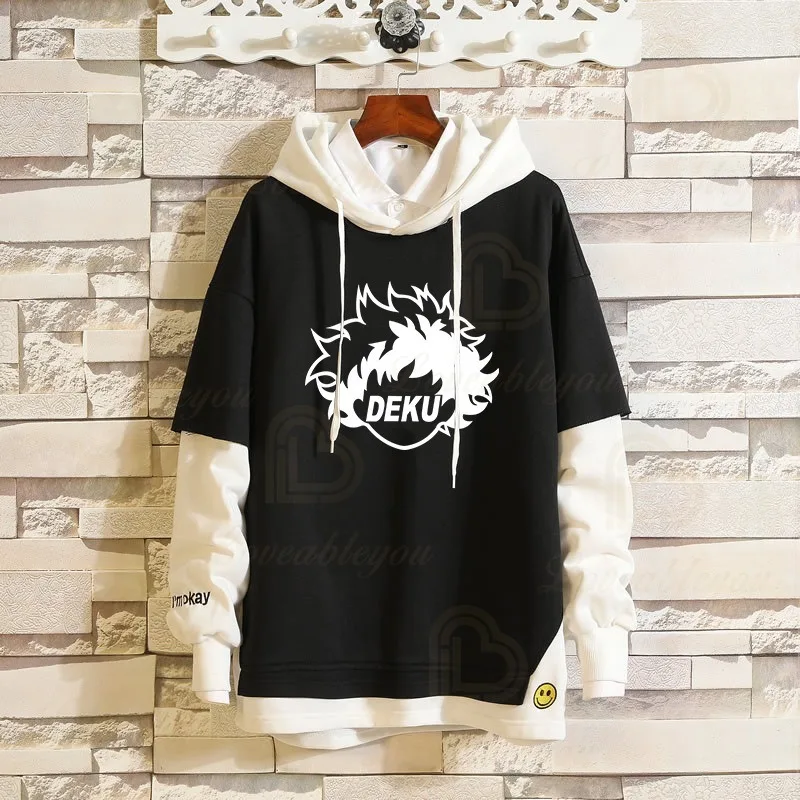 

Boku No My Hero Academia Midoriya Shoto Todoroki Cosplay Hoodies Costumes Men Women Cotton Hoodie Tops